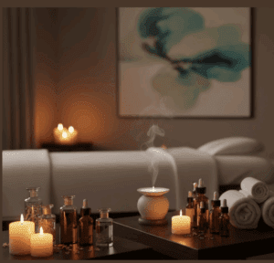 Massagem Sensual Terapêutica União perfeita entre relaxamento, energia e toque envolvente.